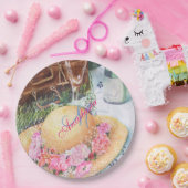 ピクニック提案モノグラムパーティー ペーパープレート (パーティー)