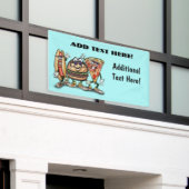 ピクニック旗 横断幕 (ビルの外側)