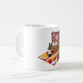 ピクニック時間 コーヒーマグカップ (正面左)