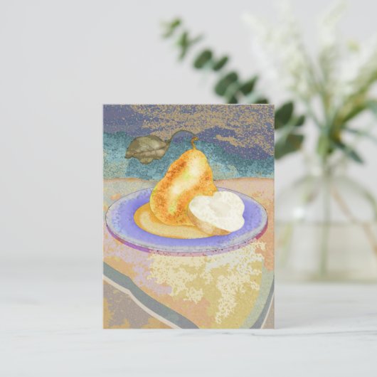 ピクニック梨 ポストカード (スタンド正面)