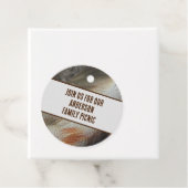 ピクニック自然羽毛フォトイベントファミリー懇親会 フェイバータグ (インサイチュ)