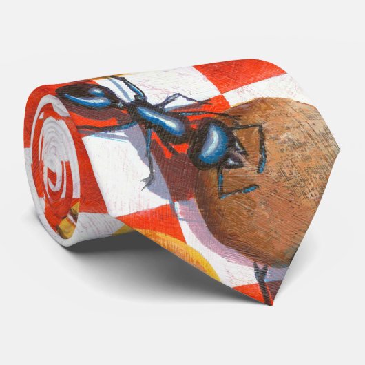 ピクニック蟻のタイ ネクタイ (ロール)