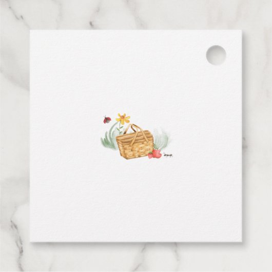 ピクニック誕生日サンキューユーラベル フェイバータグ (裏面)