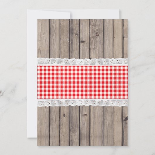 ピクニック誕生日パーティーの招待-パークパーティー 招待状 (裏面)