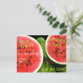 ピクニック郵便はがきの招待状 インビテーションポストカード (スタンド正面)