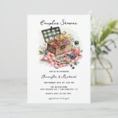 ピクニック | カップル素朴シャワー 招待状 (スタンド正面)