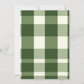 ピクニック | カップル素朴シャワー 招待状 (裏面)