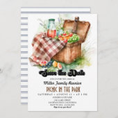 ピクニック |ファミリ懇親会 招待状 (正面/裏面)