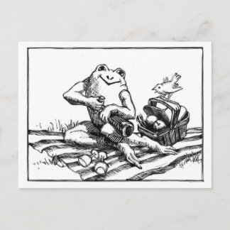 ピクニック ポストカード