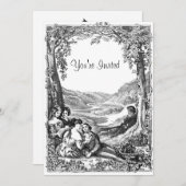 ピクニビクトリアンック 招待状 (正面/裏面)