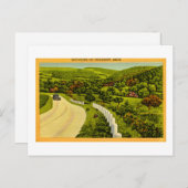 ピクニー、ミシガン州 ヴィンテージのお土産 ポストカード (正面/裏面)