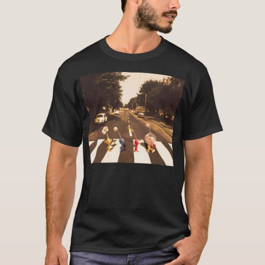 ピクミンアビーロード Tシャツ (正面)