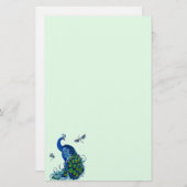 ピクラシックーコックアンドトンボデザイン 便箋 (正面/裏面)