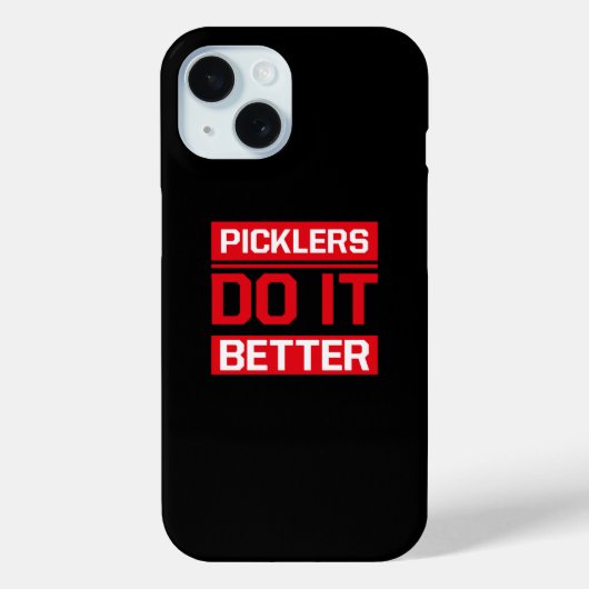 ピクラーダーの方が良い – Pickleball Case-Mate iPhoneケース (裏面)
