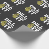 ピクルおもしろい引用文ベジタリアンフードパンユーモア ラッピングペーパー (角)