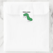 ピクルアザウルスのステッカー スクエアシール (バッグ)