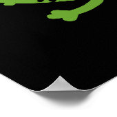 ピクルイッシュおもしろいチッケリーPickle Puns Dark BG ポスター (角)