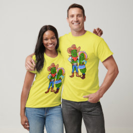 ピクルカウボーイ、ゲルキン女性のカーボーイ、ディルキュウリ西 Tシャツ