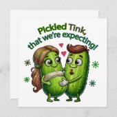 ピクルカップルのピクルス漬けTink 招待状 (正面/裏面)