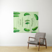 ピクルキュウリーグリーンベビーお洒落シャワー タペストリー (インサイチュ(横))