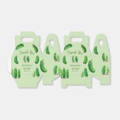 ピクルキュウリーグリーンベビーお洒落シャワー フェイバーボックス (折り畳みなし)