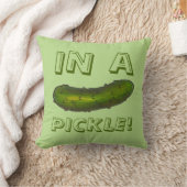 ピクルグリーンディおもしろいルコシェールピクルスプリント クッション (ブランケット)