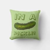 ピクルグリーンディおもしろいルコシェールピクルスプリント クッション (正面)