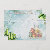 ピクルジャーレシピカード エンクロージャーカード (正面/裏面)