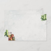 ピクルジャー基本空白のレシピカード エンクロージャーカード (正面/裏面)