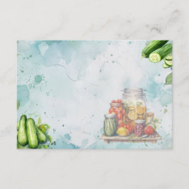 ピクルジャー空白のレシピカード エンクロージャーカード