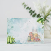 ピクルジャー空白のレシピカード エンクロージャーカード (スタンド正面)