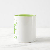 ピクルスおもしろいボールピクルジュースコーヒーまたはティーマグカップ ツートーンマグカップ (中央)