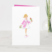 ピクルスおよびアイスクリームのベビーシャワー 招待状 (裏面)