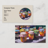 ピクルスおよびゼリー 名刺 (正面/裏面)