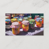 ピクルスおよびゼリー 名刺 (裏面)