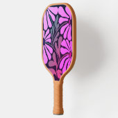 ピクルスかわいらしボールパドルパープル ピックルボールラケット (左)