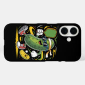 ピクルスがピックルボールをプレイ Case-Mate iPhoneケース (裏面 (横))