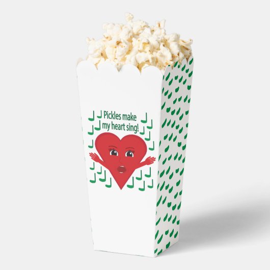 「ピクルスってハートを歌わせてくれ」 歌うハート フェイバーボックス (はじけた状態)