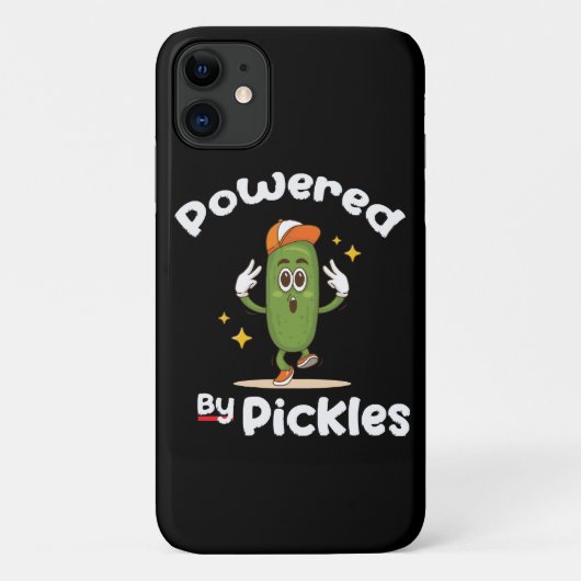 ピクルスでパワーを得る 面白い食べ物 Case-Mate iPhoneケース (裏面)