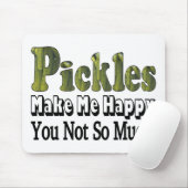 ピクルスで幸せになる マウスパッド (マウス)