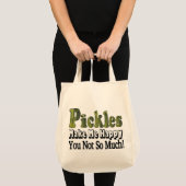 ピクルスで幸せ トートバッグ (正面(商品))