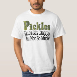 ピクルスで幸せ Tシャツ