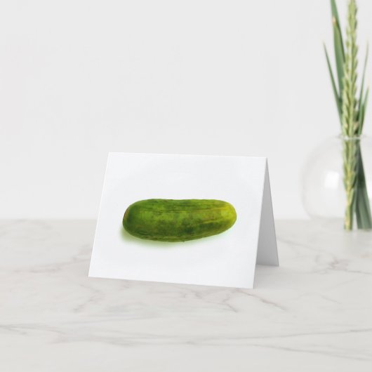 ピクルスとして誇りを持った カード (正面)