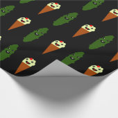 ピクルスとアイスクリーム ラッピングペーパー (角)