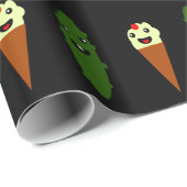 ピクルスとアイスクリーム ラッピングペーパー (ロールコーナー)