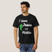 ピクルスとイエス 教会 Tシャツ (正面フル)