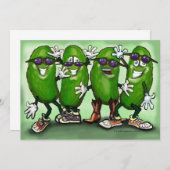 ピクルスのパーティの招待状 招待状 (正面/裏面)