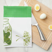 ピクルスの台所デザイン キッチンタオル (四つ折り)