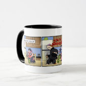 ピクルスの忍者 マグカップ (正面左)