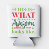 ピクルスはおもしろいスポーツアクセサリーホワイトのように見える 缶クーラー (裏面)